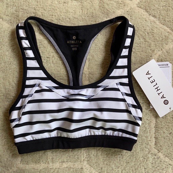 Athleta Other - Athleta Stripe Triple Dare Bra